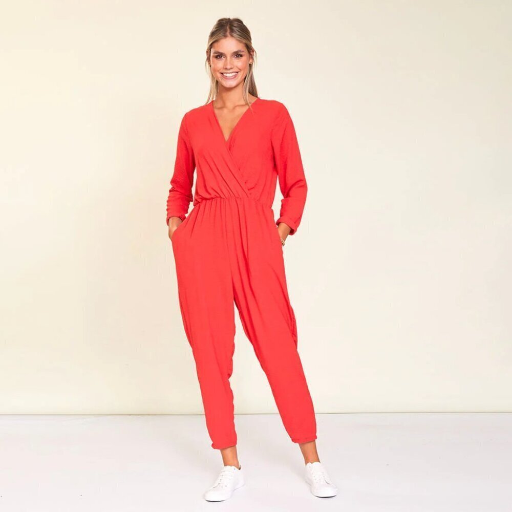 The Casual Company Morgan Jumpsuit Red XL Made in Italy
